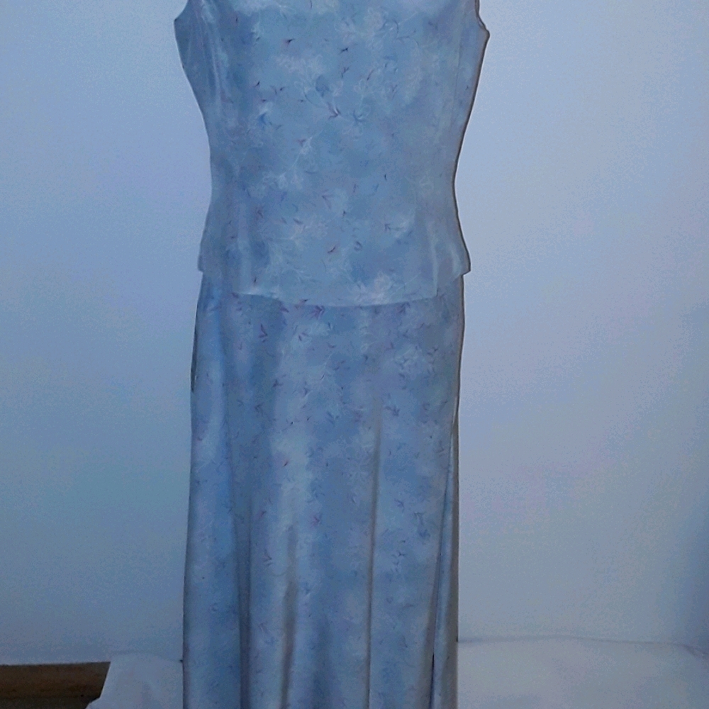 Rena Rowan silk dress (skirtw/blouse)